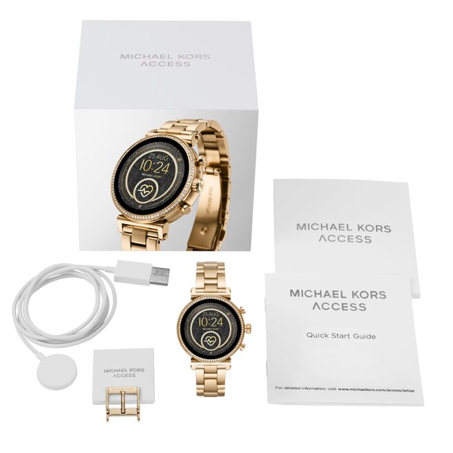 Išmanusis laikrodis Michael Kors Sofie MKT5062 Gold/Gold • Www.eavalyne.lt