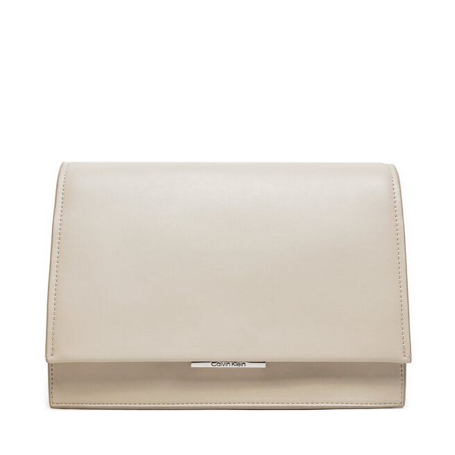 Torebka Calvin Klein Ck Linear Shoulder Bag - Écru