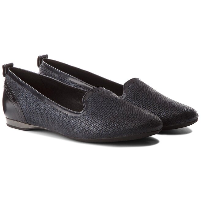 Geox top navy loafers