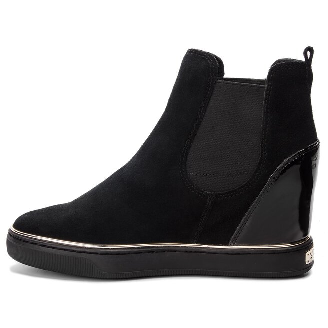 Guess Polokozačky Guess Freda FLFRE3 SUE12 BLACK