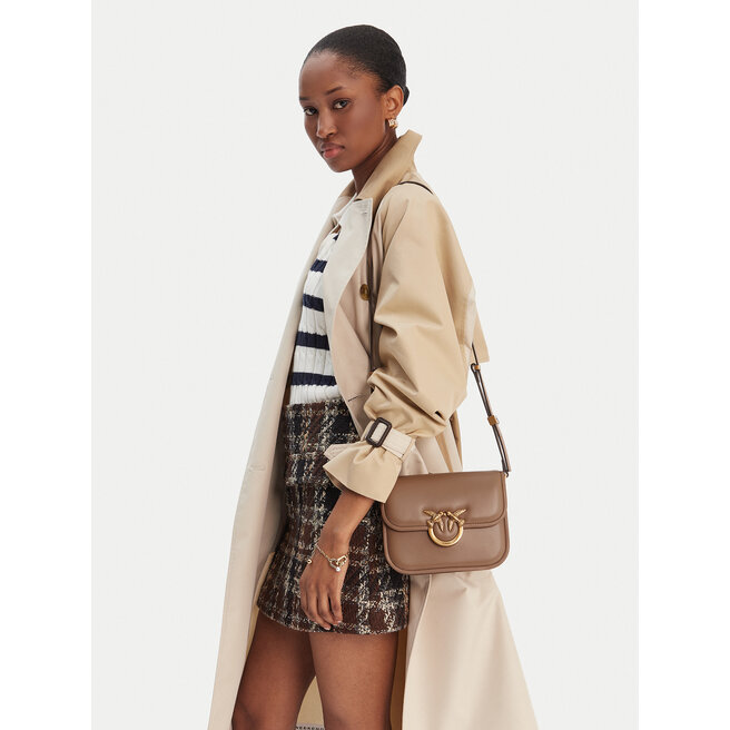 Torebka PINKO Love Box Bag Fl Mini PE 25 PLTT 104297 A26L Brązowy -