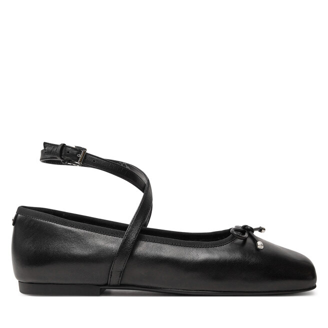 Baleriny MICHAEL Michael Kors Collette Flex Ballet - Czarny