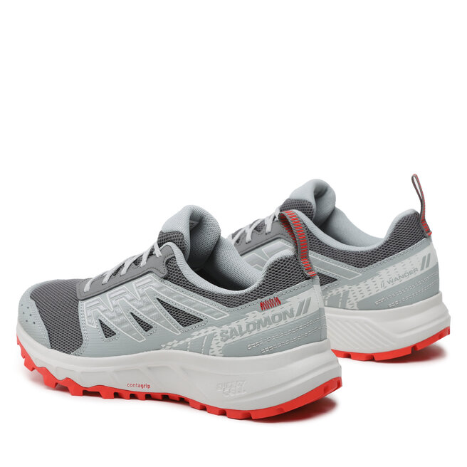 Salomon Scarpe da trekking Salomon Wander 471528 27 V0 Quiet Shade/Lunar Rock/Fiery Red