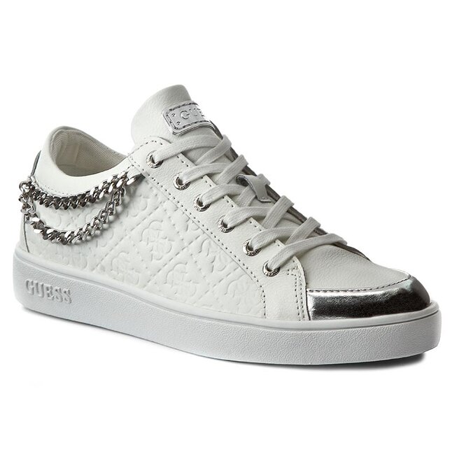 Sneakers Guess Glinna FLGLN1 LEA12 WHITE escarpe