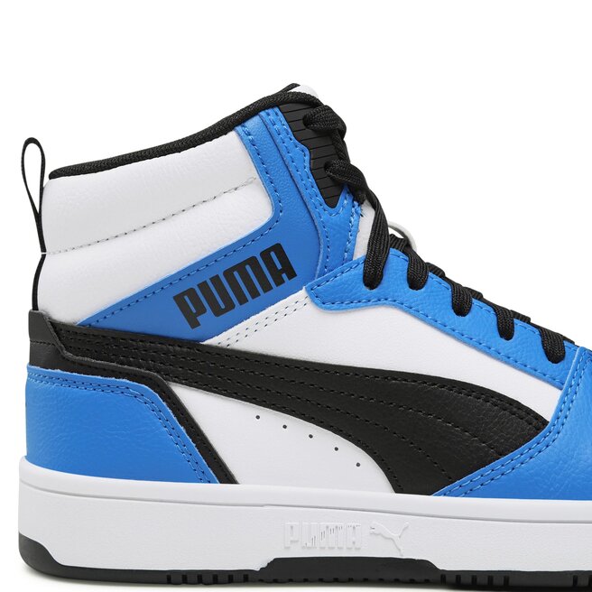 Sneakers Puma Rebound V6 Mid Jr 393831 06 Puma White Puma Black Racing Blue Eschuhede