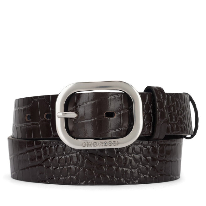 Pasek GINO ROSSI BLYL23003 Brązowy -