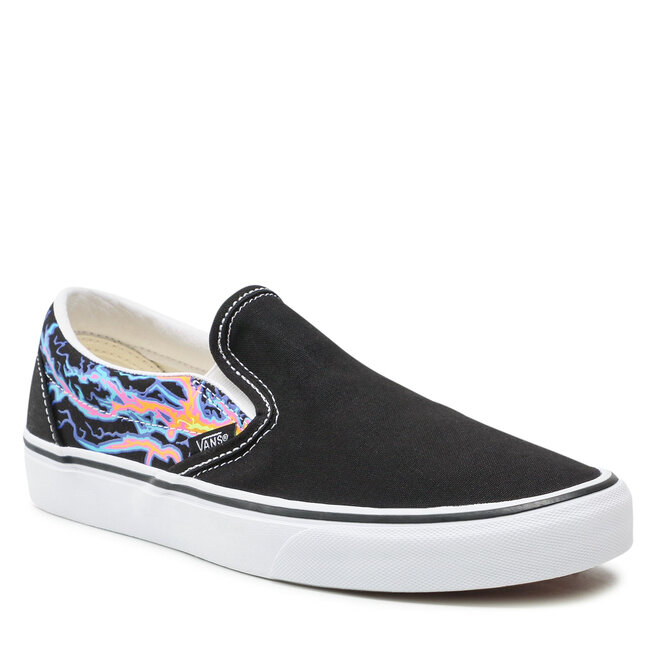 Teniși Vans Classic Slip-O VN000XG8B031 (Electric Flame) Blk/Trwht Blk/Trwht imagine noua