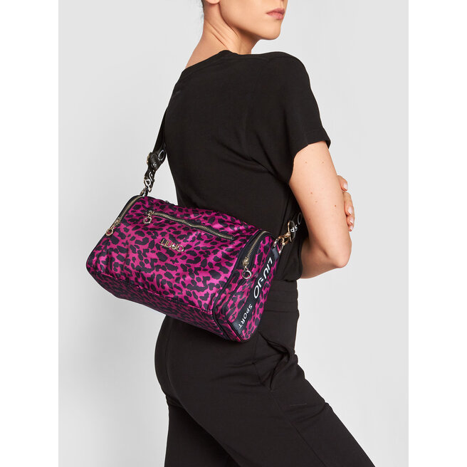 Liu Jo Táska Liu Jo Tracolla TA1181 T0300 Bright Plum/Nero T9787