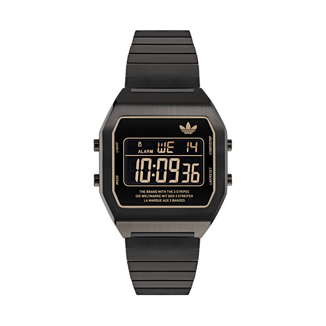 Ρολόι adidas Originals Digital Two AOST24059 Μαύρο