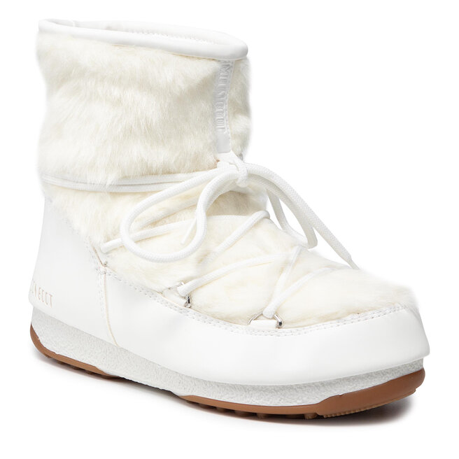 Cizme de zăpadă Moon Boot Monaco Low Fur Wp 2 24009700003 Optical White