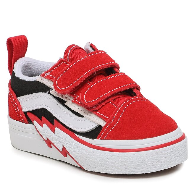 Sneakers aus Stoff Vans Old Skool V Bolt VN000C50REB1 Red Black