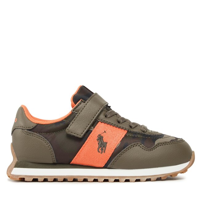 Polo Ralph Lauren Sneakers Polo Ralph Lauren RF104241 CAMO NYLON/OLIVE TUMBLED W/ DARK OLIVE PP