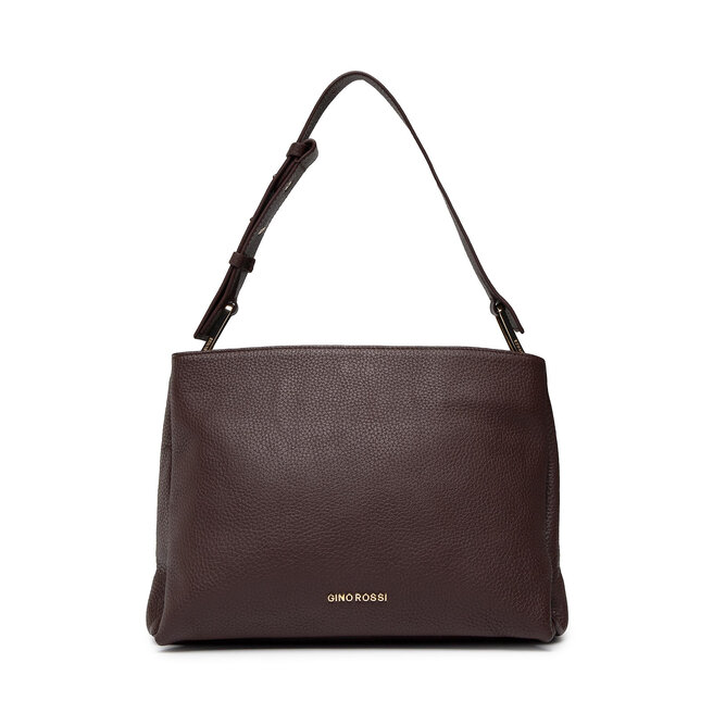 Gino Rossi Дамска чанта Gino Rossi LIB-126GR Dark Brown