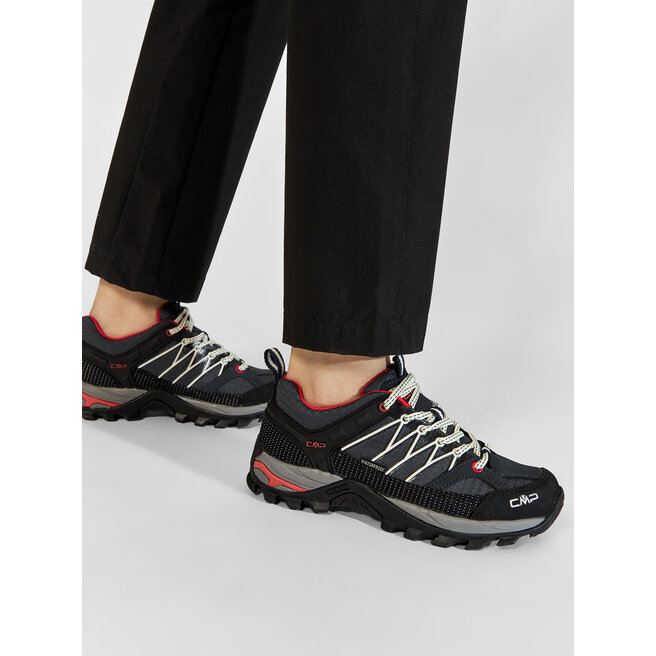 CMP Παπούτσια πεζοπορίας CMP Rigel Low Wmn Trekking Shoe Wp 3Q54456 Antracite/Off White 76UC