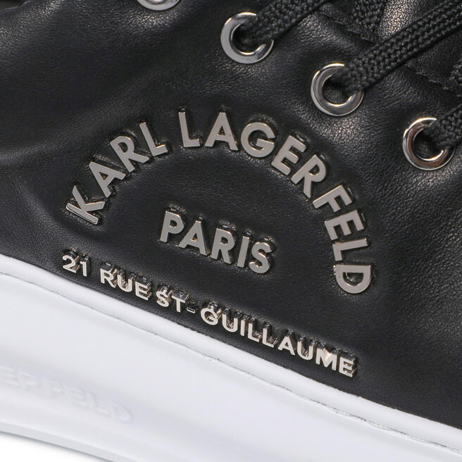 KARL LAGERFELD Sportcipő KARL LAGERFELD KL52539 000 Black Lthr