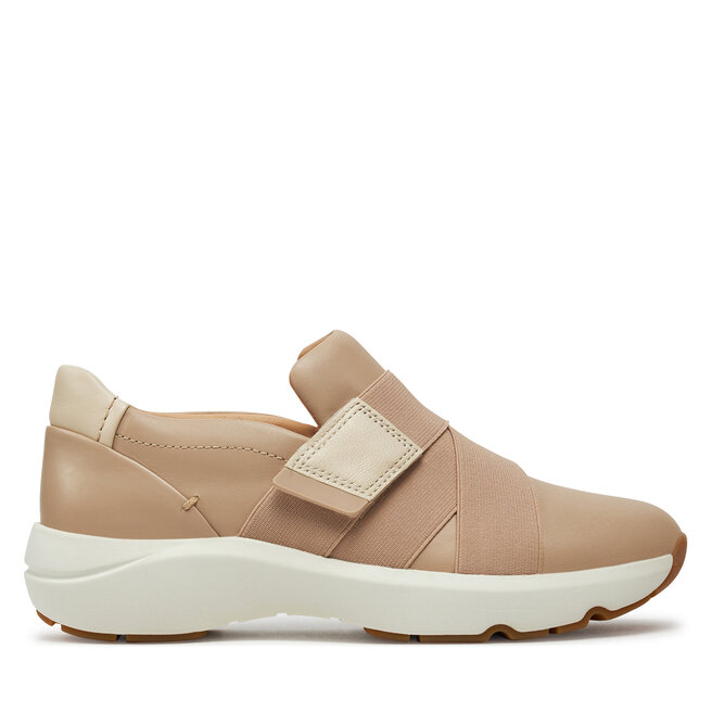 Sneakersy Clarks Tivoli Strap - Beżowy