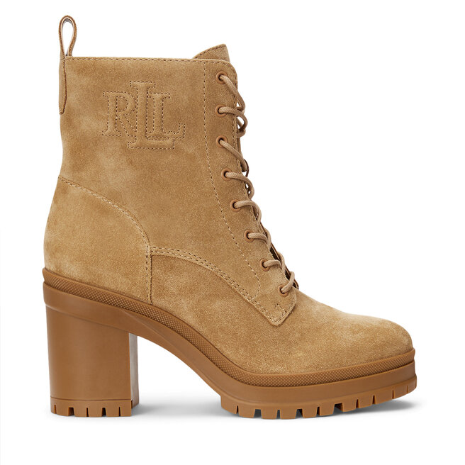 Botki Lauren Ralph Lauren - Brązowy