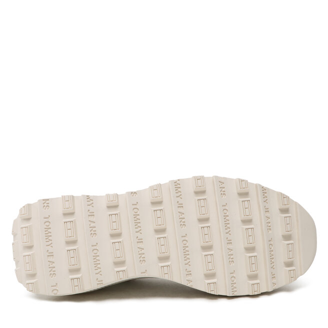 Tommy Jeans Сникърси Tommy Jeans Tech Runner Material Mix EN0EN02358 Ecru/Ivory TBL