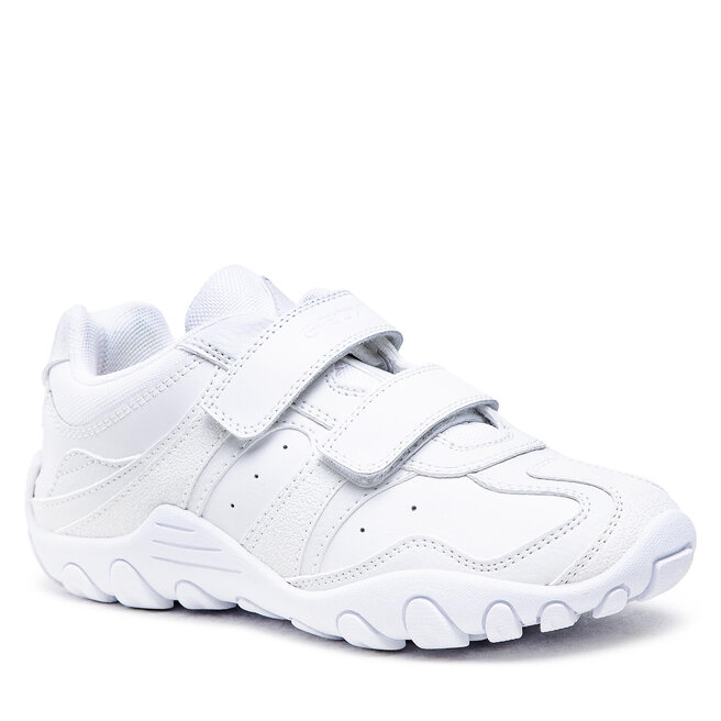 de múltiples fines Juramento Decir Sneakers Geox J Crush M J7328M 05043 C1000 D White • Www.zapatos.es