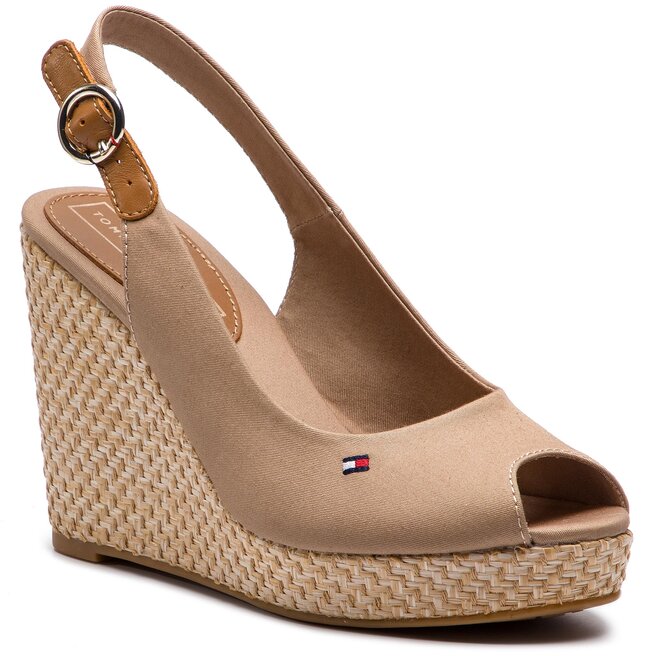 Espadrile Tommy Hilfiger Iconic Elena Basic Sling Back FW0FW04082