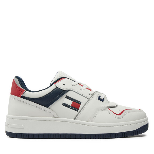 Sneakersy Tommy Hilfiger Retro Basket - Biały