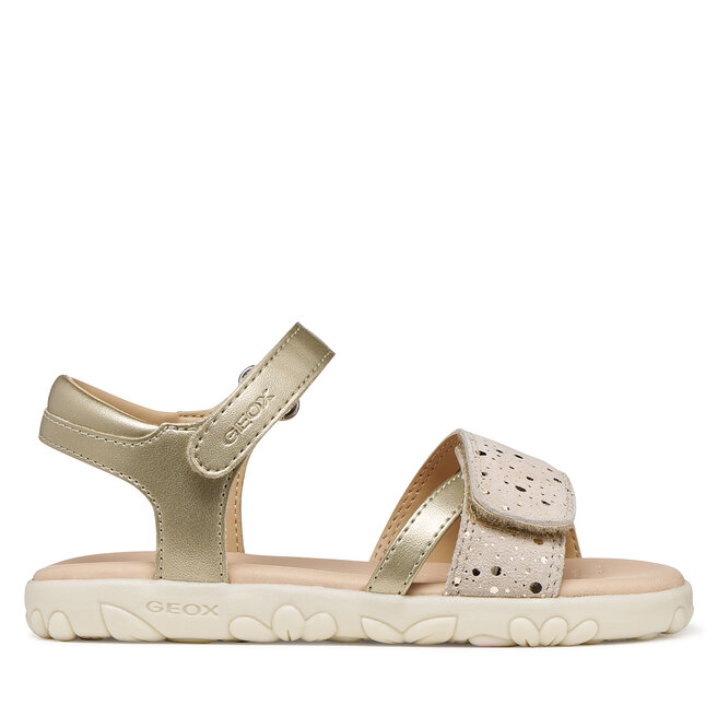 Sandały Geox J Sandal Haiti Girl J658ZC 0NF07 C2012 M Złoty - dziewczęce