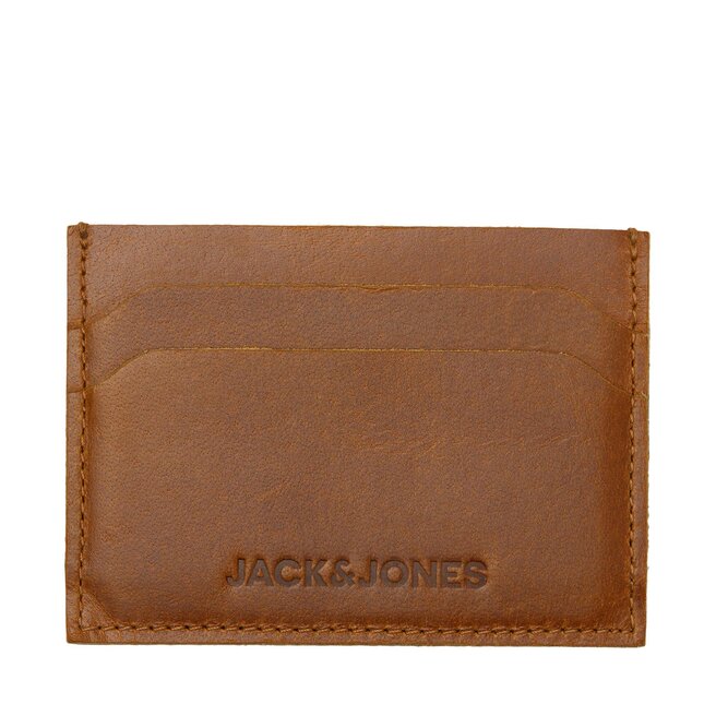 Θήκη πιστωτικών καρτών Jack&Jones Side 12228267 Cognac