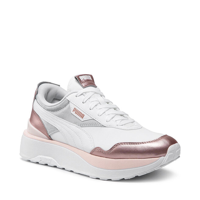 White and rose gold pumas clearance