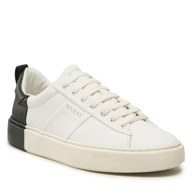 Guess Sneakersy Guess New Vice FM5NVI LEA12 WHBLK