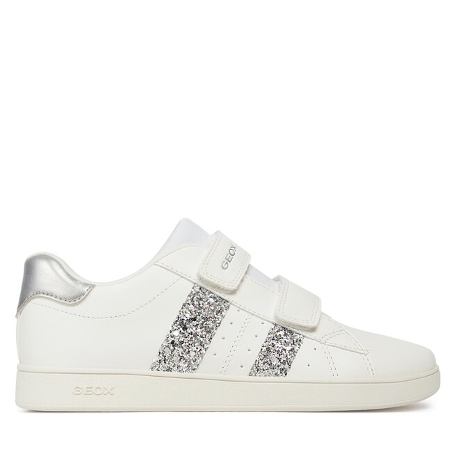 Sneakersy Geox J Eclyper Girl J45LRA 000BC - D Biały