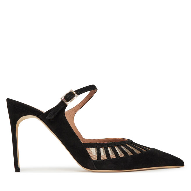 Klapki MALONE SOULIERS Bardot - Czarny
