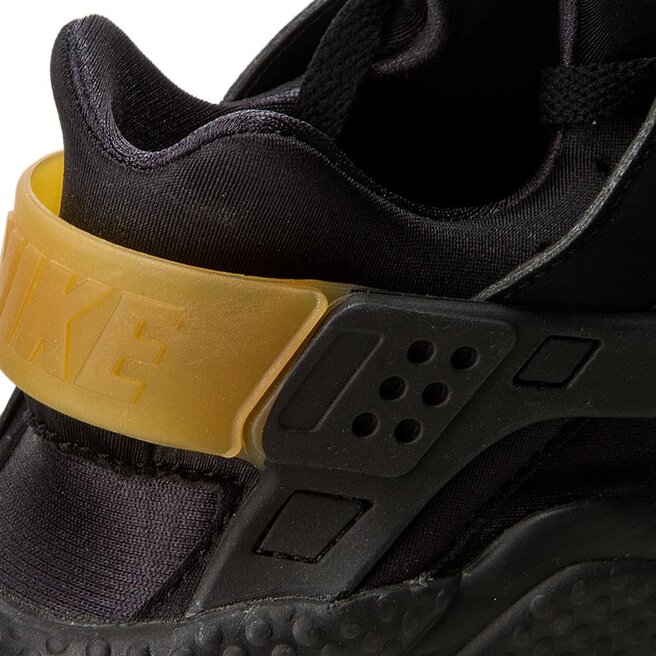 Huaraches black and on sale gold