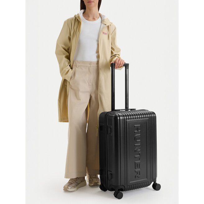 Walizka średnia Hunter CEO-HUNTER-M-001-08-BLACK Czarny -