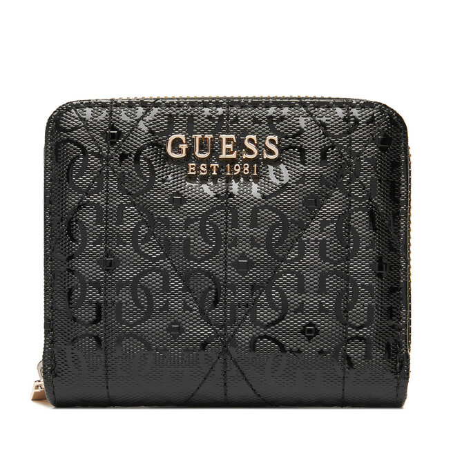 Mały Portfel Damski Guess Aldina Slg SWGG96 - Czarny