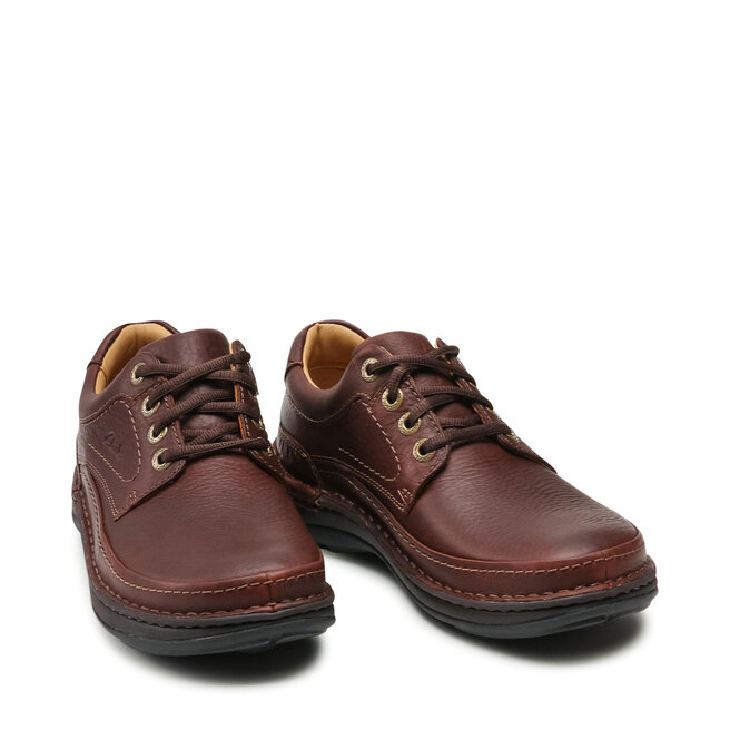 Clarks Nature Three 203390057 Mahogany Leather evzuttya .ua