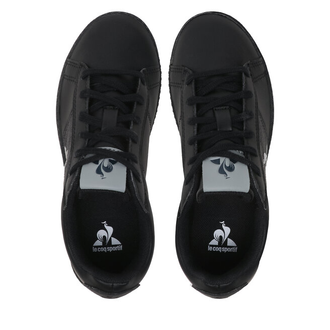 Le coq sportif black leather shoes top