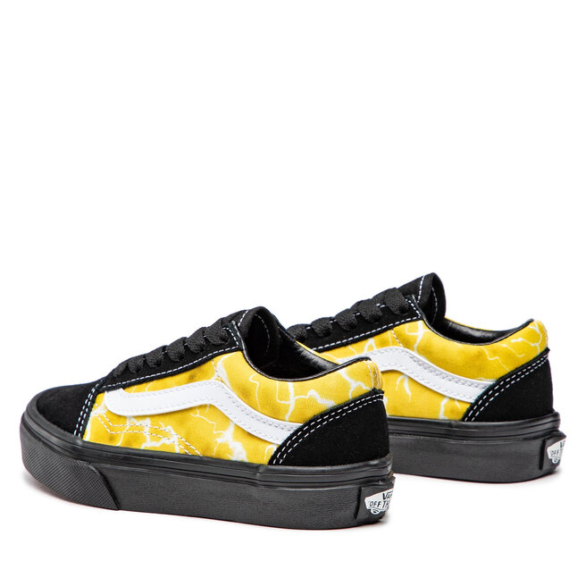 Vans old skool yellow and black clearance