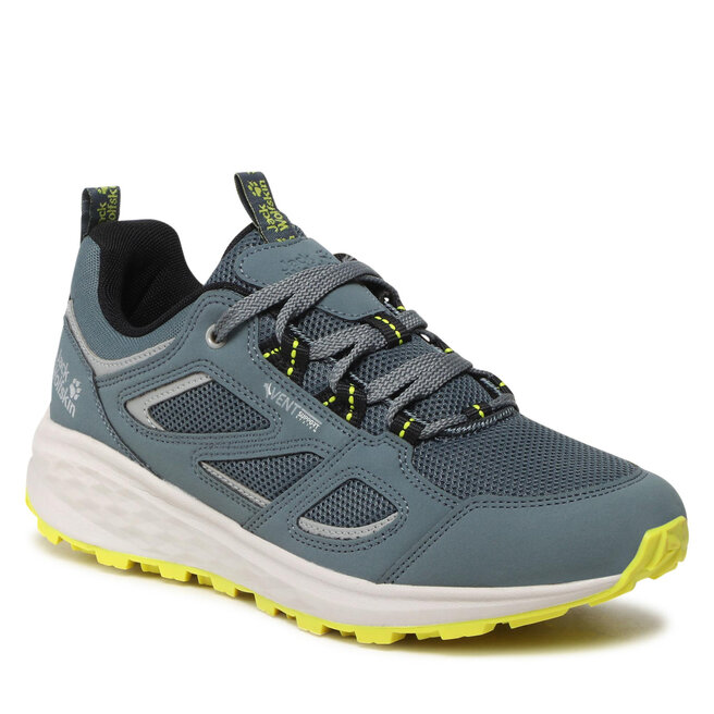 Trekkings Jack Wolfskin Vojo 3 Vent Low M 4051221 Grey/Lime 4051221 imagine noua