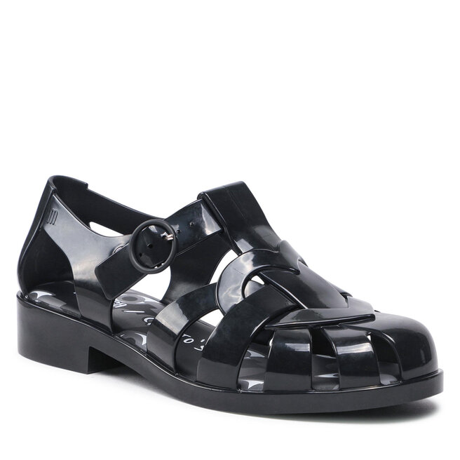 Sandale Melissa Heart Sandal + Capetos 33592 Black AD603
