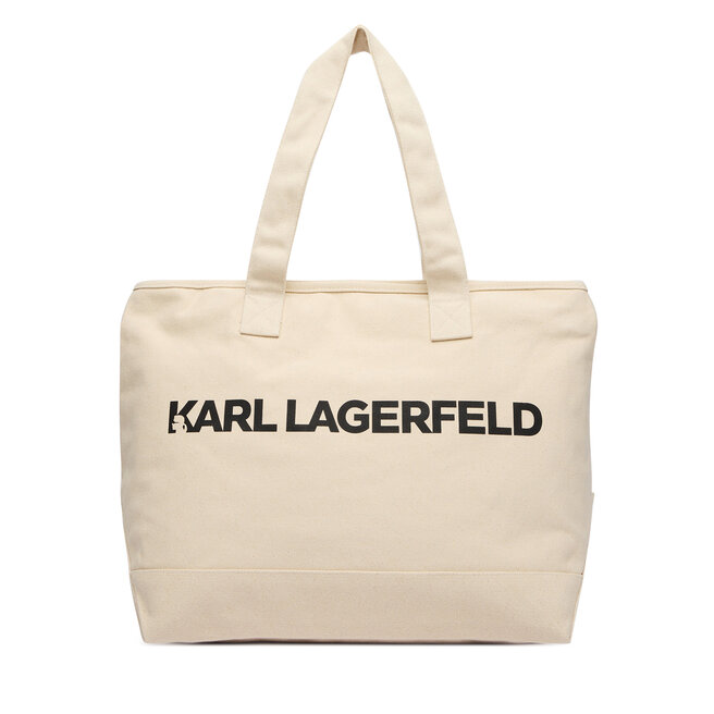 Torebka KARL LAGERFELD B2W50099 Kremowy -