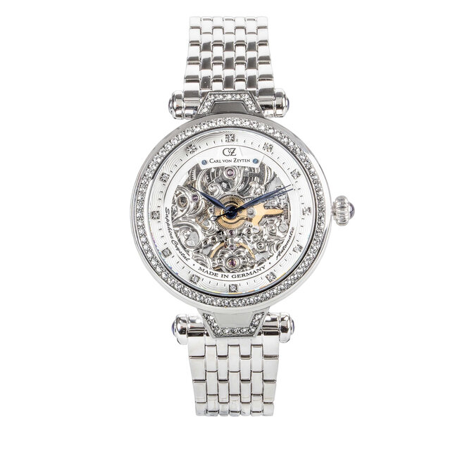 Carl Von Zeyten Karóra Carl Von Zeyten Gütenbach CVZ0071WHMS Silver
