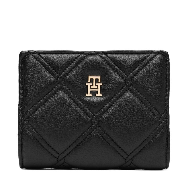 Portfel Tommy Hilfiger Th Feminine Bifold AW0AW18701 Czarny -