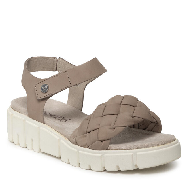 Sandale Caprice 9-28256-28 Taupe Nubuc 334
