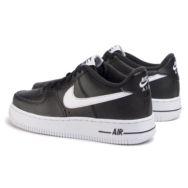 nike white & black air force 1 an20 trainers youth
