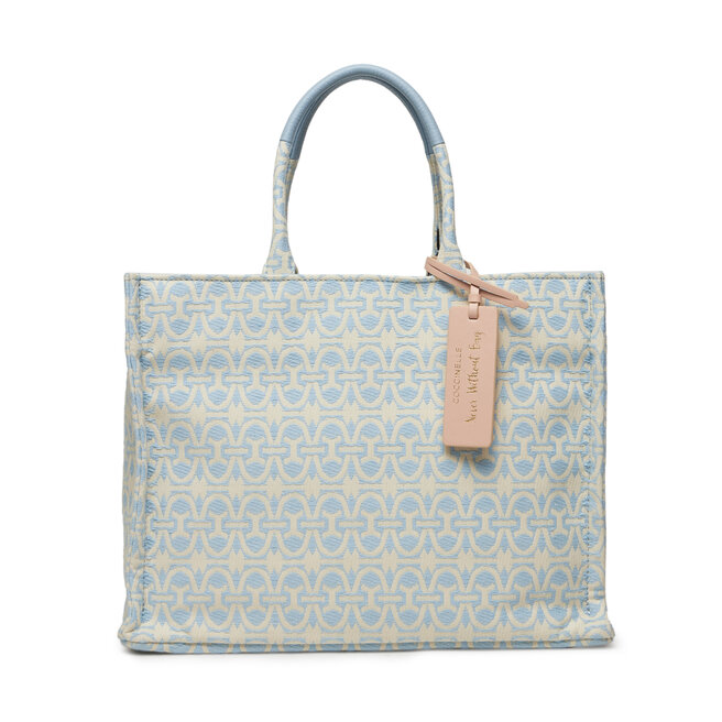 Torebka Coccinelle Never Without Bag Monogram E1 MBD 18 02 01 Błękitny