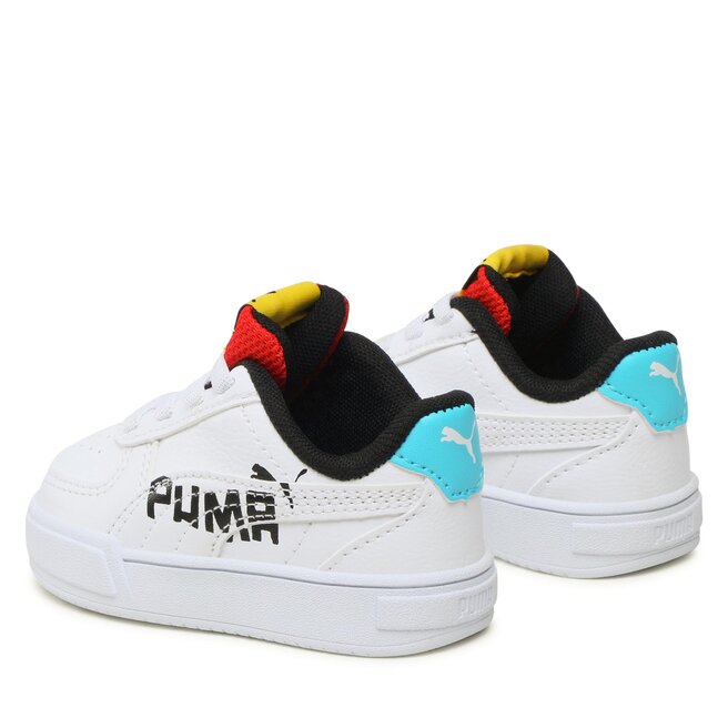 Puma Сникърси Puma Caven Brand Love Ac inf 389734 01 White/Black/Red/Bright Aqua