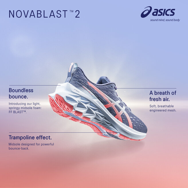 Asics Обувки Asics Novablast 2 1012B049 Thunder Blue/Soft Sky 400