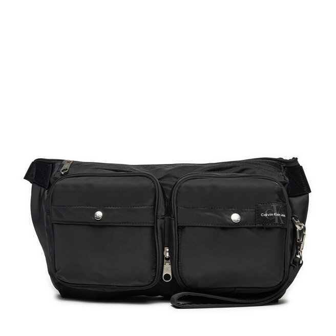 Saszetka nerka Calvin Klein Jeans Packable Messenger Sling30 - Czarny