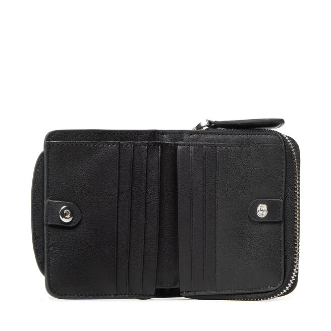 KARL LAGERFELD Portafoglio piccolo da donna KARL LAGERFELD 220W3218 Black Multi A908