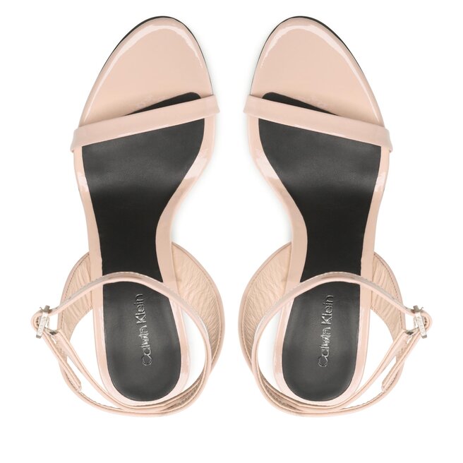Calvin Klein Sandali Calvin Klein Stiletto Sandal 90- Patent HW0HW01632 Smoke Gray ABW